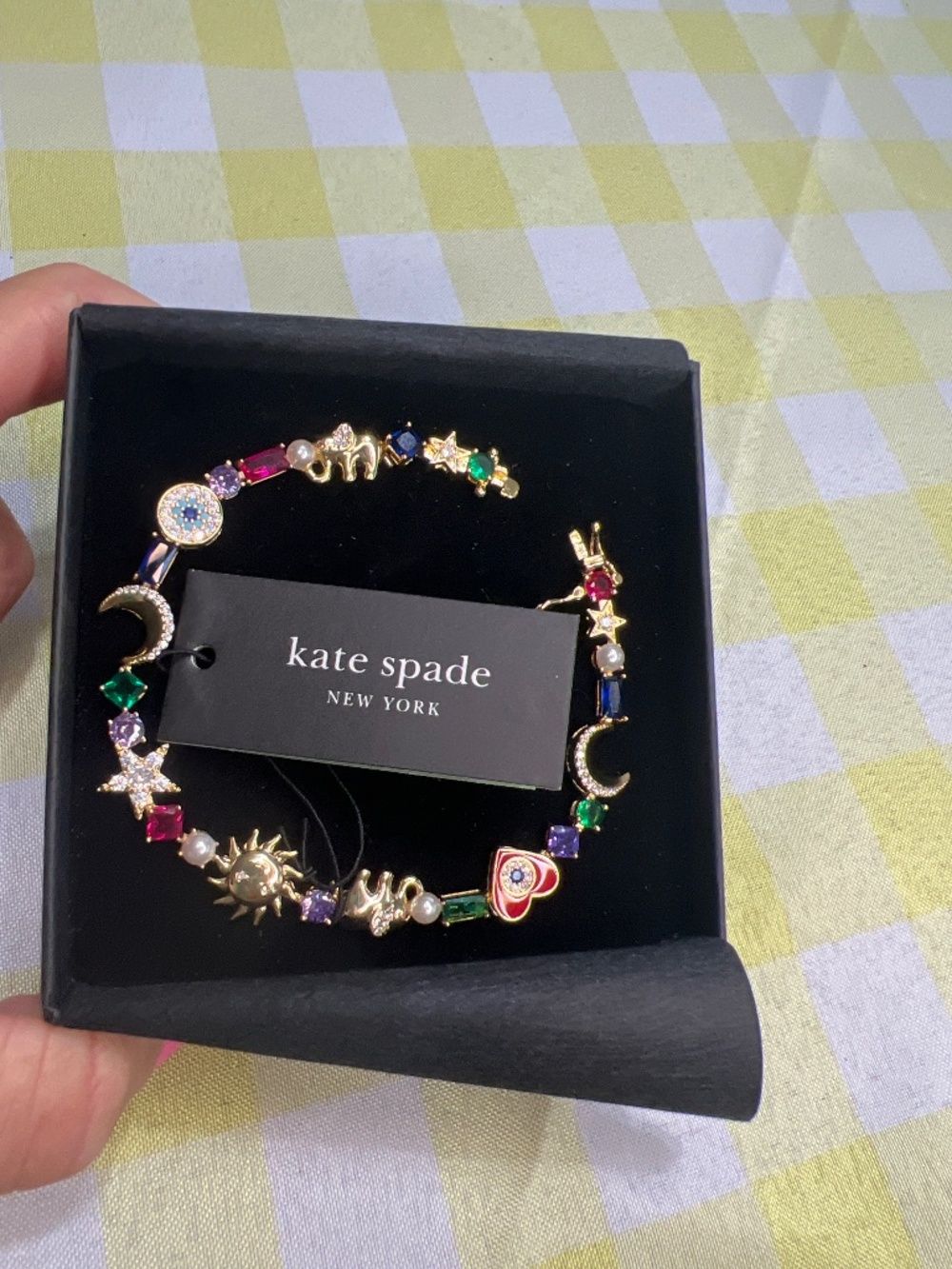 Kate Spade “Like Magic” Tennis Charm Bracelet
